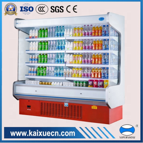 Display Display Cooler untuk minuman dan sayuran multidek